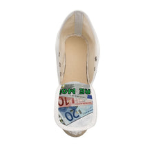 Load image into Gallery viewer, MORE MONEY Ladies Wedge Espadrilles
