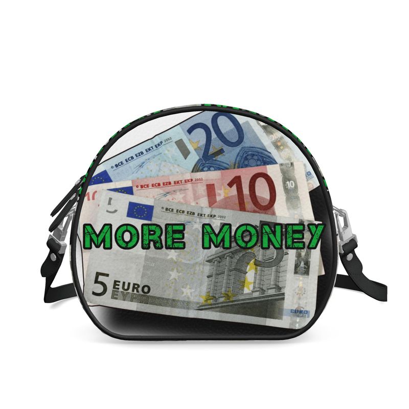 MORE MONEY Round Box Bag