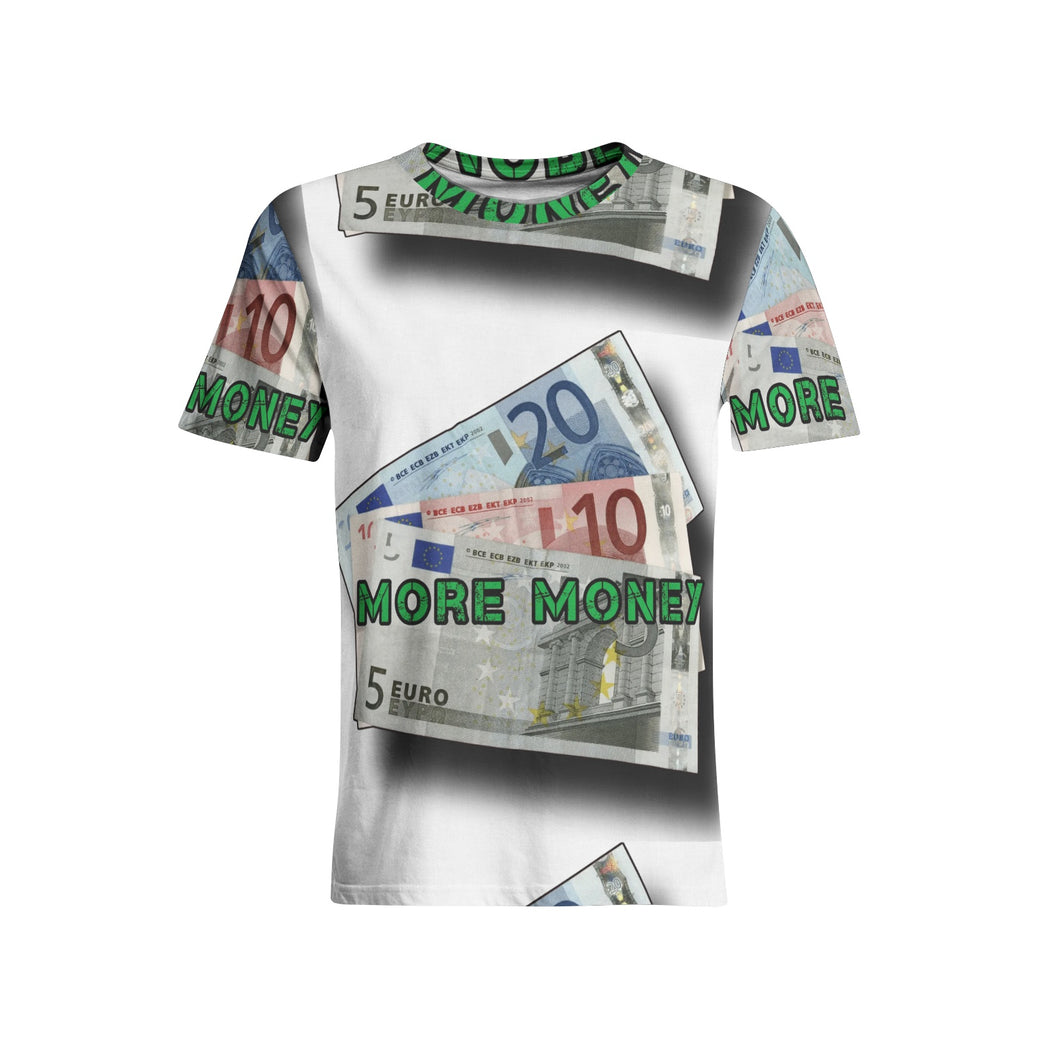 MORE MONEY (Men's All-Over Print Crew Neck T-shirts)