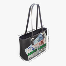 Load image into Gallery viewer, MORE MONEY. Large Leather Tote Bag for Women
