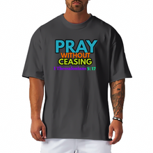 Load image into Gallery viewer, PRAYERFUL (Solid Color Loose Short Sleeve T-Shirt)
