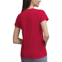 Load image into Gallery viewer, TEA SHIRT(Women&#39;s 100% Cotton V‑Neck )
