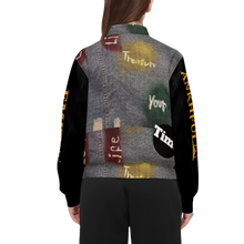 Load image into Gallery viewer, BOLD WORLD (Women&#39;s Light Bomber Sports Jacket)
