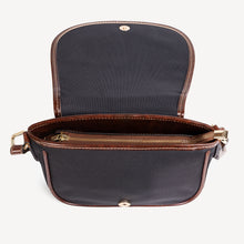 Load image into Gallery viewer, TIME PEACE (Leather Flap Saddle Bag)
