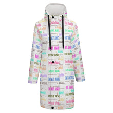 Load image into Gallery viewer, WATER PROOF (Women&#39;s Full Print Long Trench Coat)
