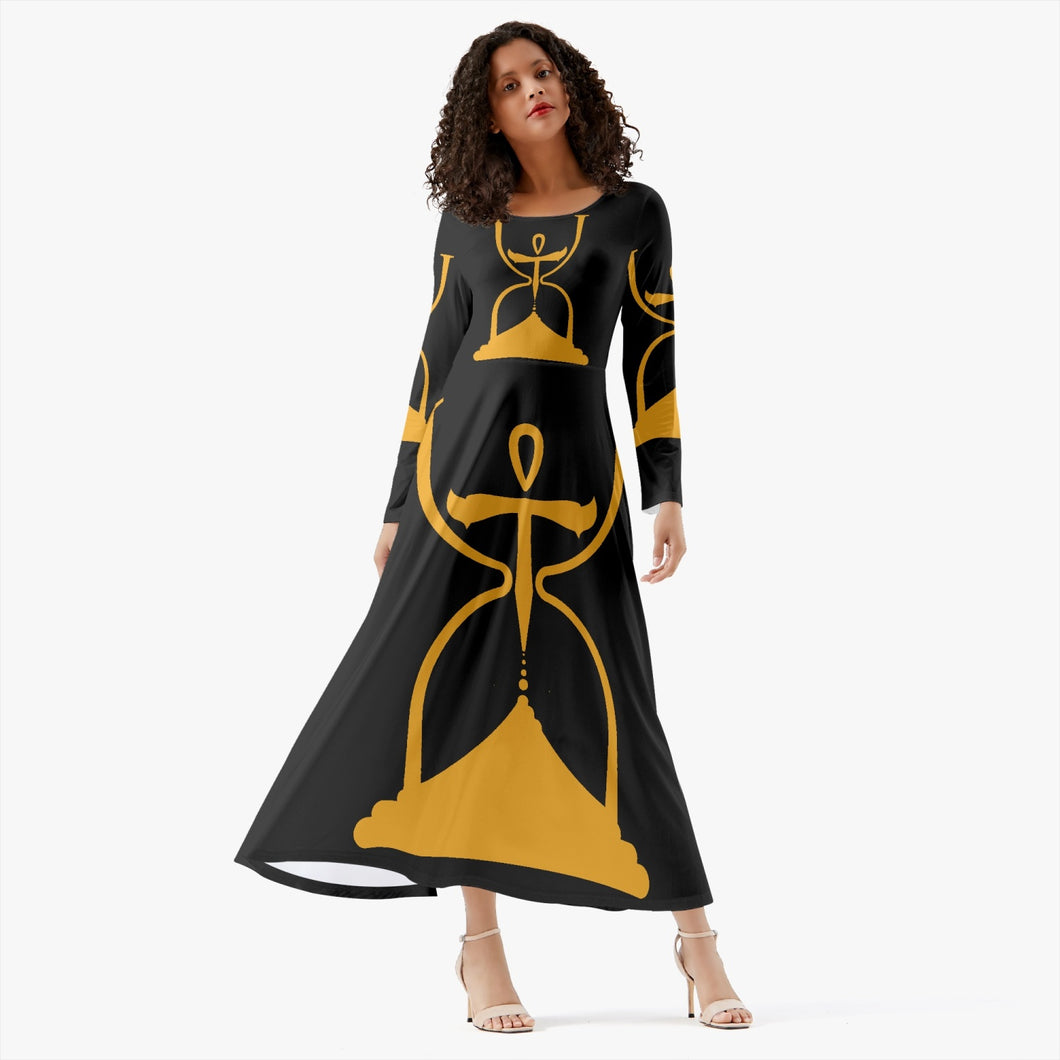 LIFETIME (Women's Long-Sleeve One-piece Dress)