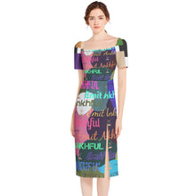 Load image into Gallery viewer, CHIC SUMMER(Split Thigh Midi Bodycon Dress)
