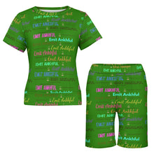 Load image into Gallery viewer, PLUM CONTOUR (Large short sleeved Shorts Set)
